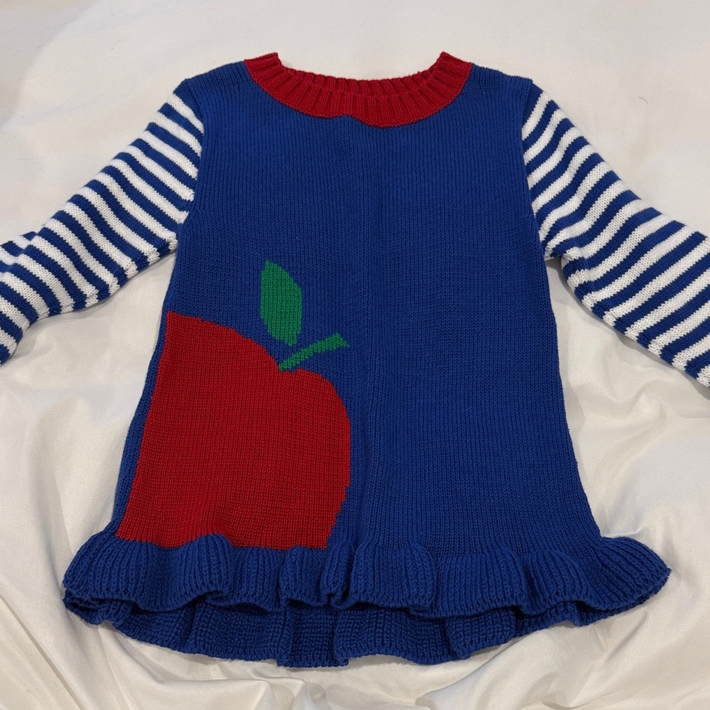 Striped Blue and Red Kids Sweater